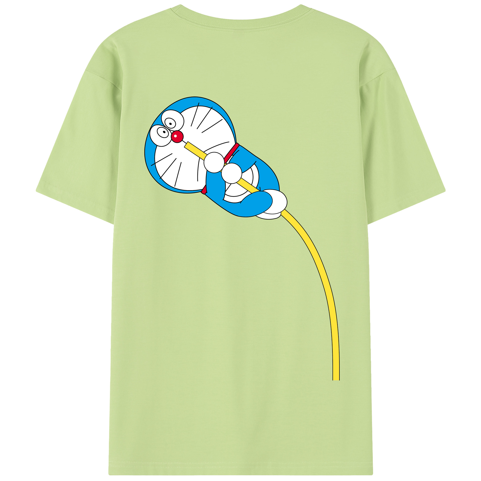 （画像用） ドラえもん Doraemon 綿100％半袖Tシャツ（背面プリント）